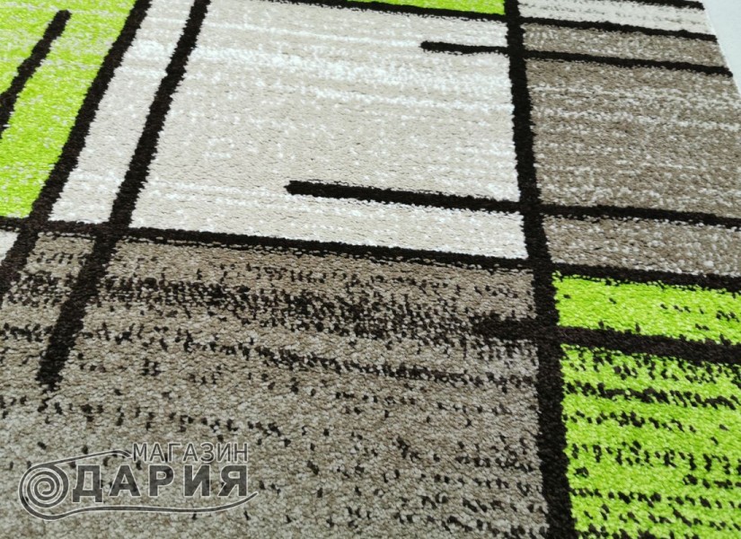 Тъкана пътека MAGNOLIA 704 d.beige/green